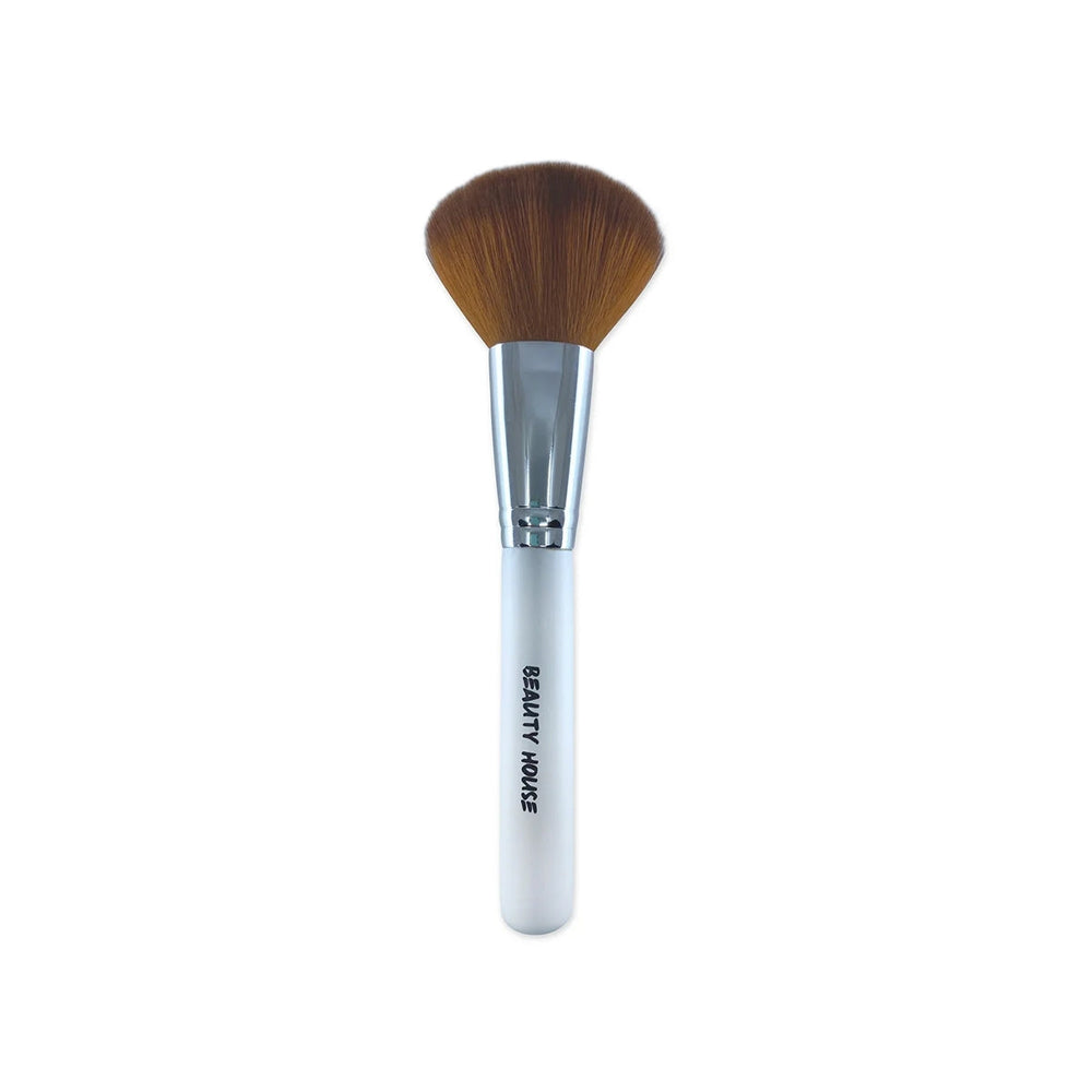 Beauty House Powder Brush White Series Soft Bristles 1 Piece