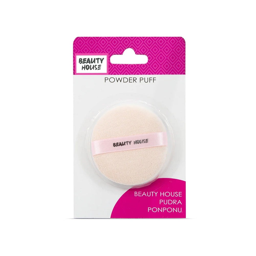 Beauty House Powder Puff for Smooth Makeup Application 1 pc