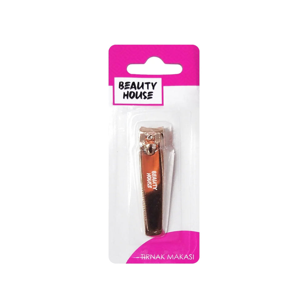Beauty House Rose Gold Nail Clipper with Precision Blades