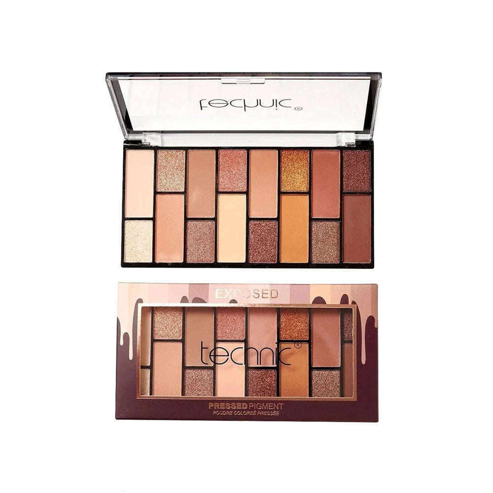 Technic Exposed Eyeshadow Palette 16 Versatile Shades