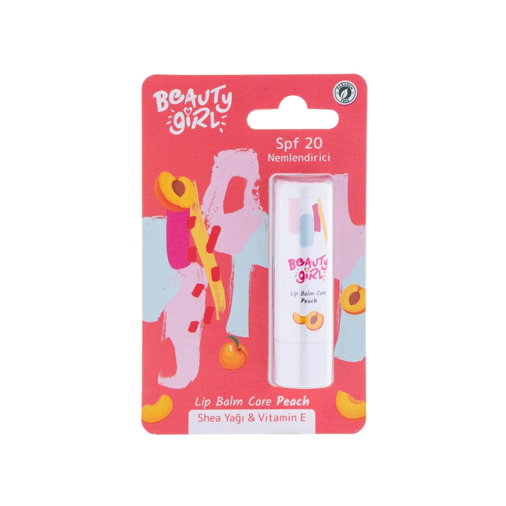 Beauty Girl Peach Lip Balm SPF 20 Moisturizing Care 5g