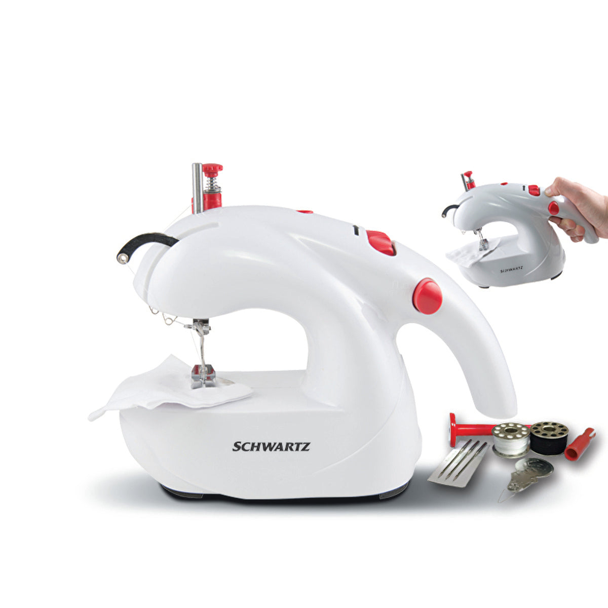 Schwartz Sewing Machine SWS-4530 - Compact and Lightweight | Portable Design - Image #1