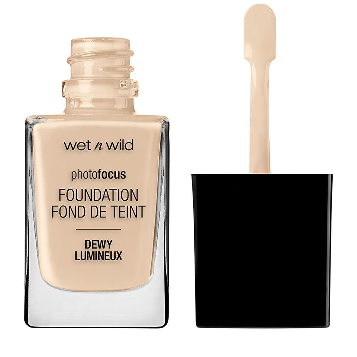 Wet n Wild Photo Focus Foundation Dewy Luminex Soft Ivory - Lightweight Formula | Vegan | 1 oz - Image #2