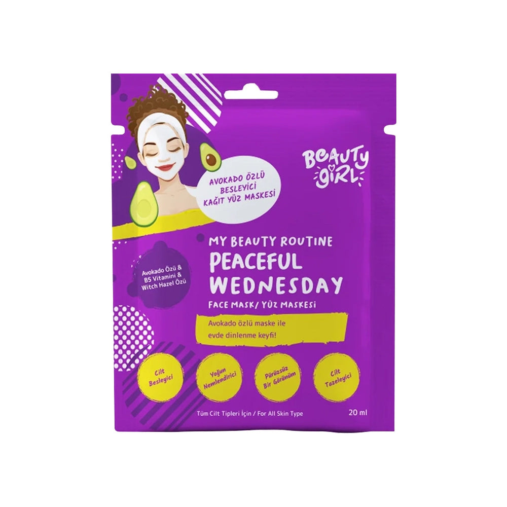 Beauty Girl Avocado Sheet Mask for Deep Hydration 20 ml