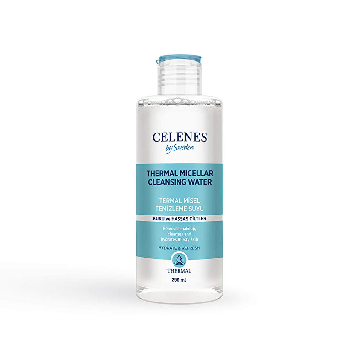 Celenes Thermal Micellar Cleansing Water 8.45oz - For Dry & Sensitive Skin