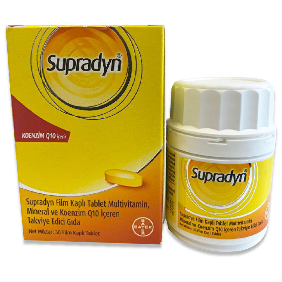 Supradyn Coenzyme Q10 Supplement 30 Tablets - Multivitamin | Energy Boost