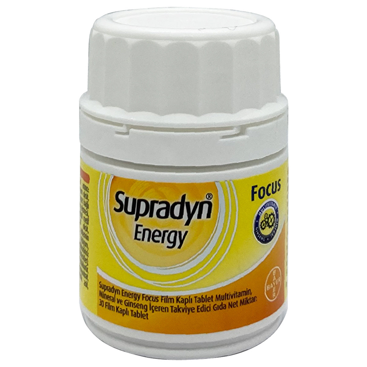 Supradyn Energy Focus Multivitamin Tablets - 30 Count | Ginseng Blend