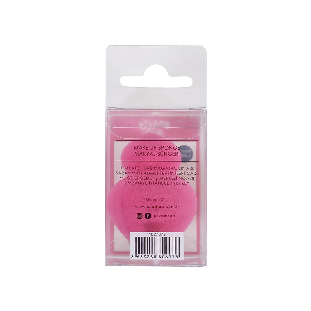 Beauty Girl Angled Makeup Sponge Pink for Seamless Blending 1 pc