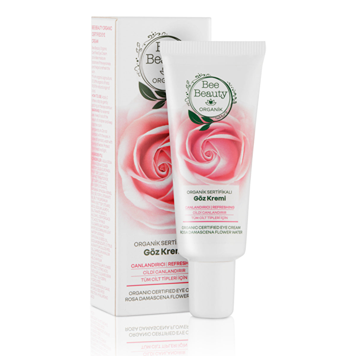 Bee Beauty Organic Rose Eye Cream 25ml - Nourishing & Hydrating