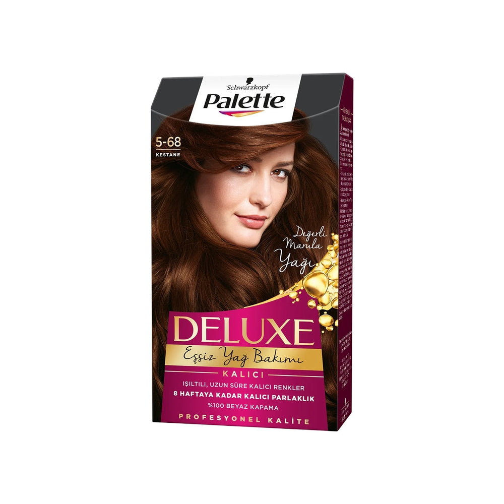Palette Deluxe Chestnut 5-68 Permanent Hair Color 50ml