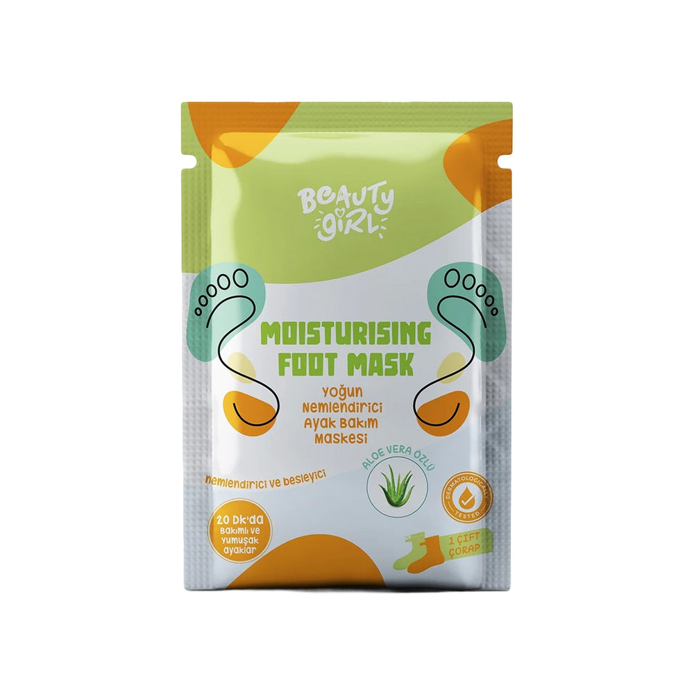 Beauty Girl Moisturizing Foot Mask for Silky Soft Skin 30 ml