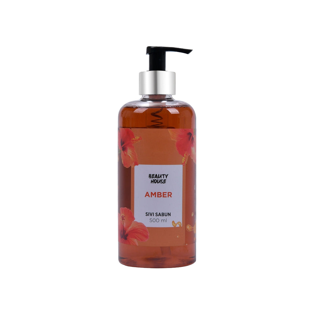 Beauty House Amber Liquid Hand Soap for Gentle Cleansing 500 ml