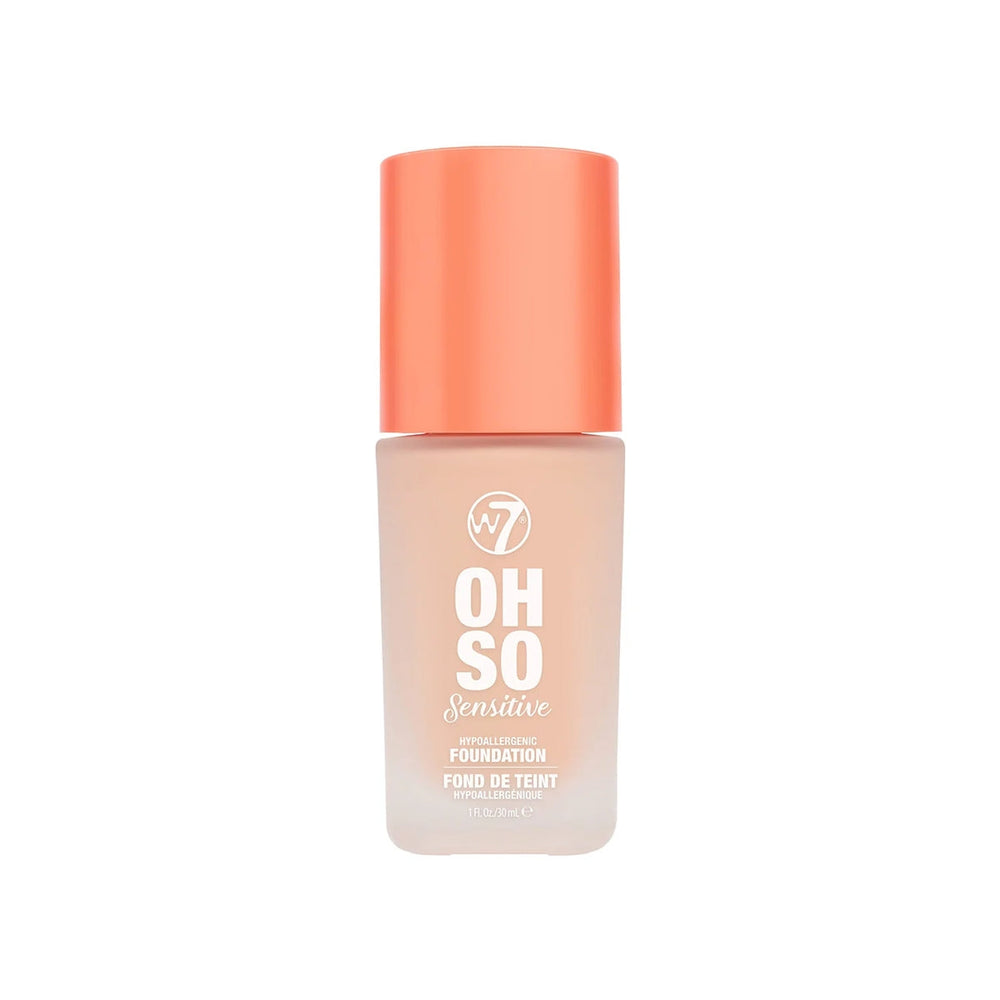 W7 Oh Be Sensitive Foundation Natural Beige for Smooth Skin