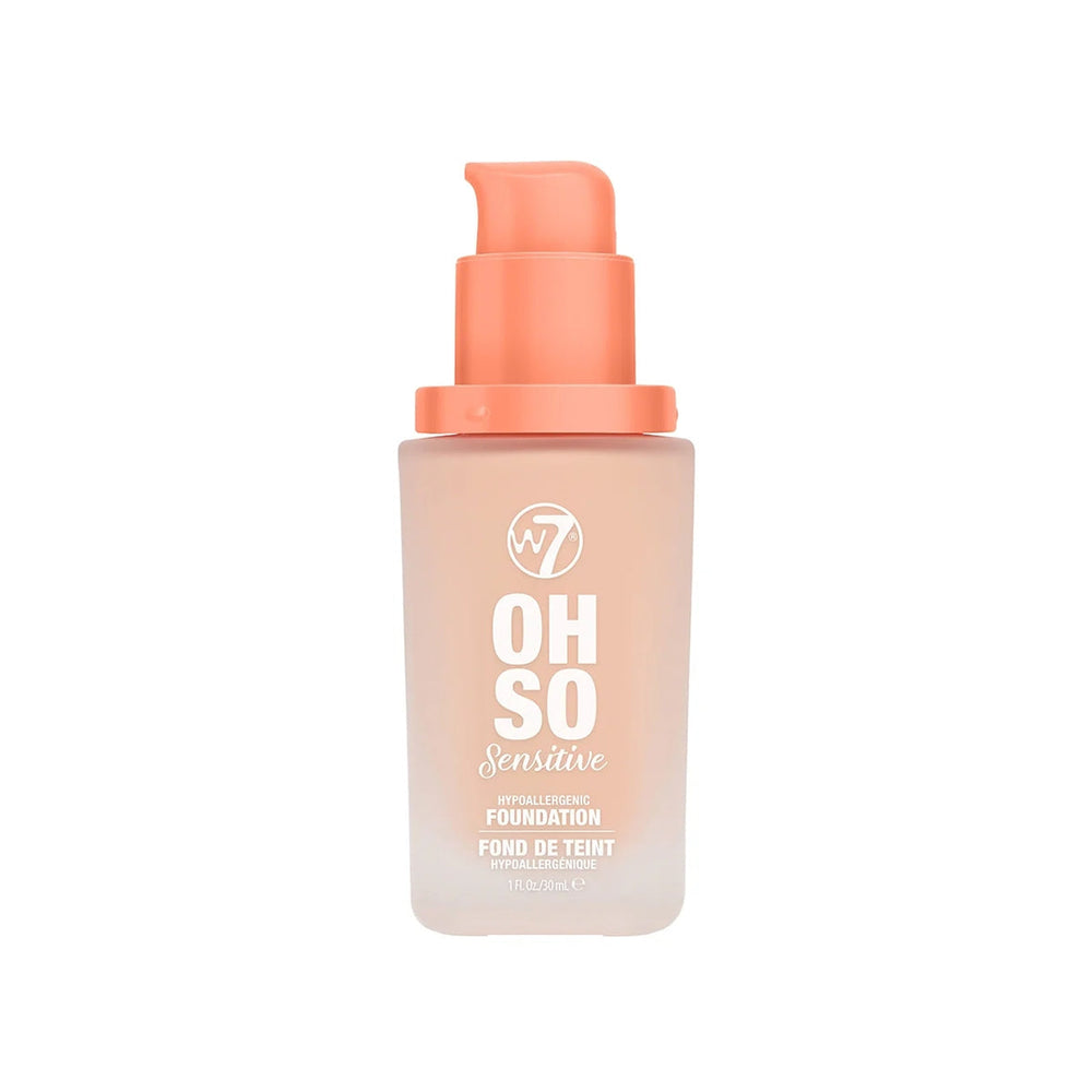 W7 Oh Be Sensitive Foundation Natural Beige for Smooth Skin
