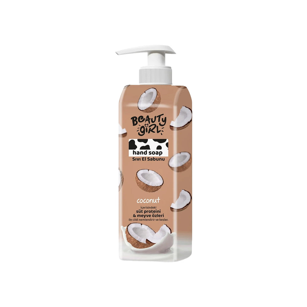 Beauty Girl Coconut Liquid Soap Moisturizing Hand Wash 400ml