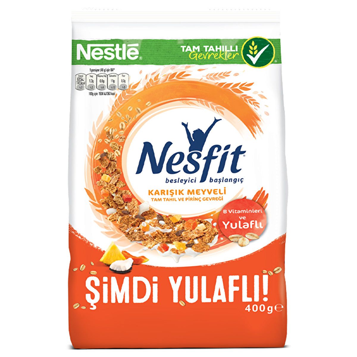 Nestle Nesfit Mixed Fruit Whole Grain Rice Cereal 14oz - Nutritious Breakfast | Cereal