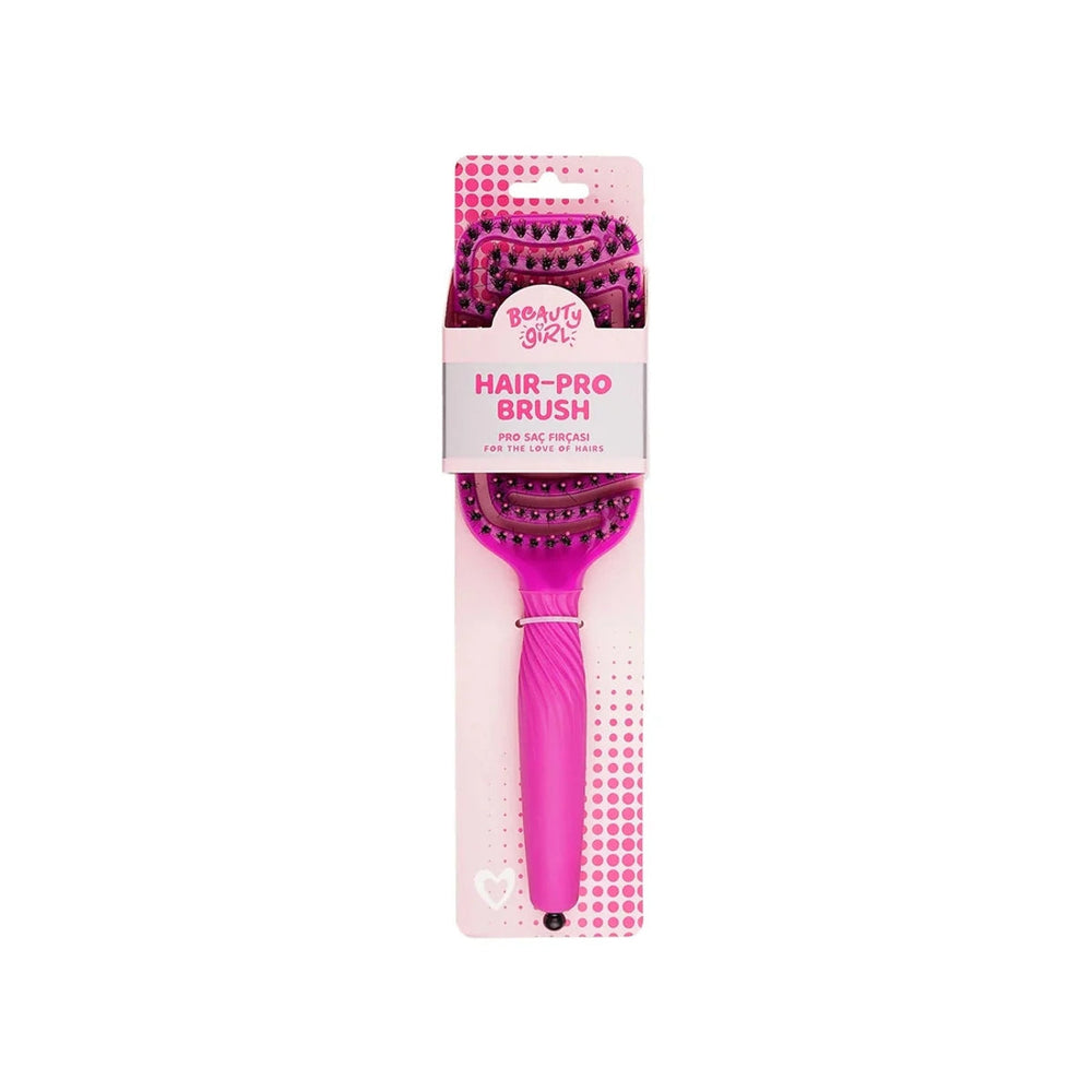 Beauty Girl Pro Vent Hair Brush Pink for Fast Drying