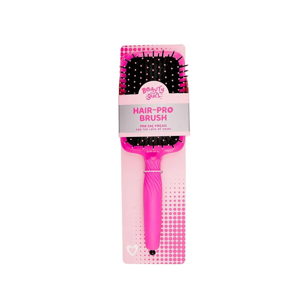 Beauty Girl Pro Pink Paddle Hair Brush for Smooth Styling 1 pc