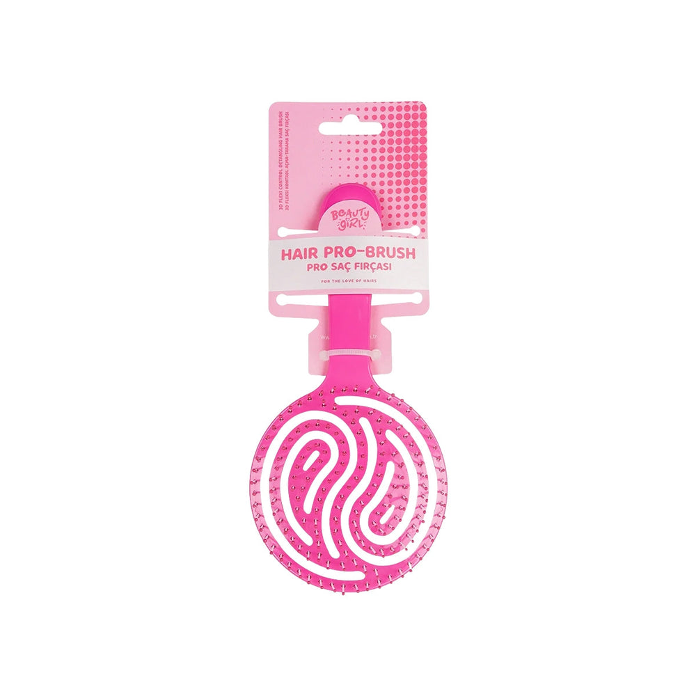 Beauty House Beauty Girl Three-Dimensional Hair Brush in Pink