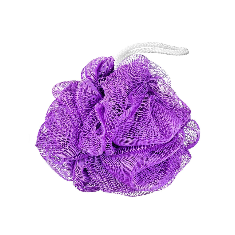 Beauty House Bath Sponge Purple Exfoliating Loofah Medium