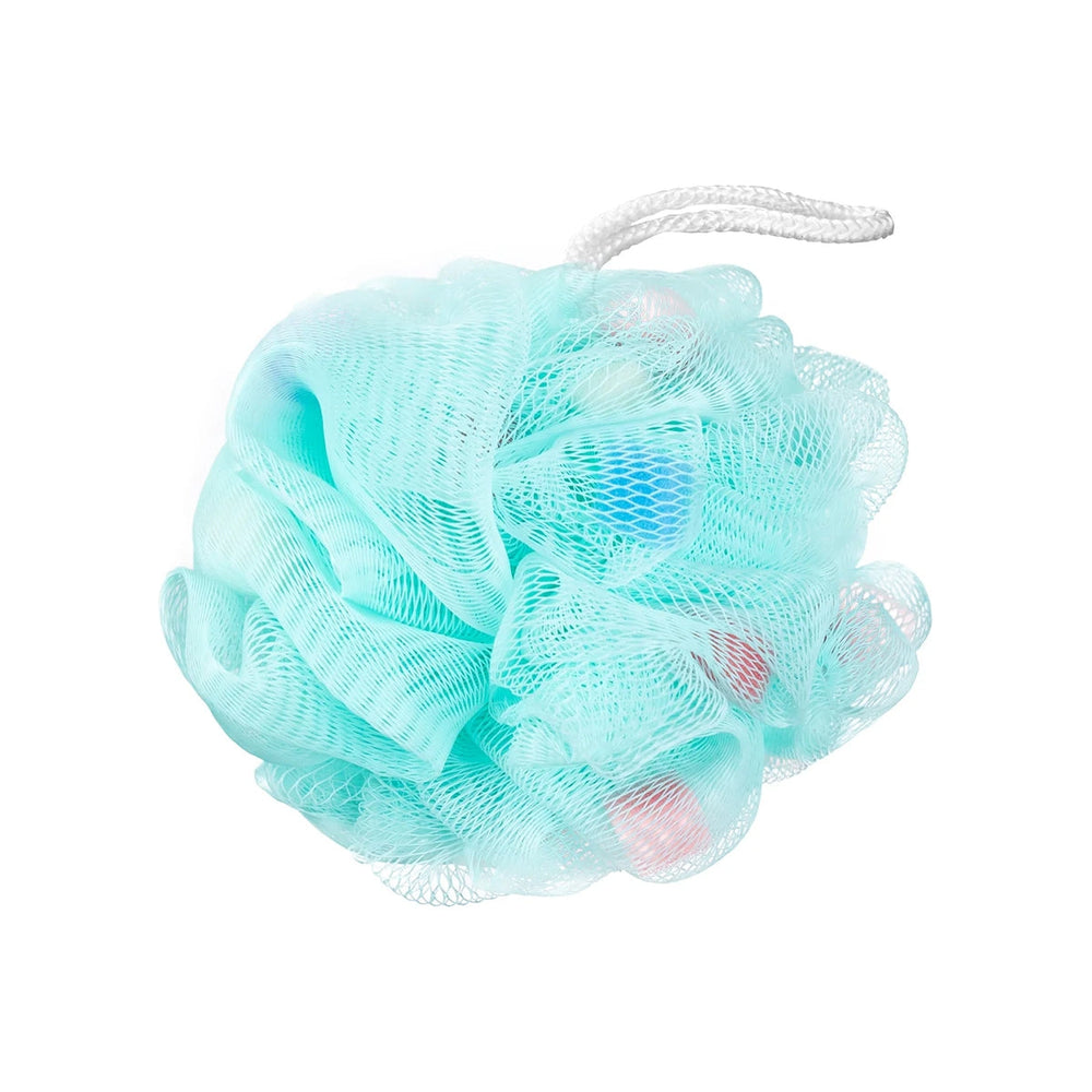 Beauty House Sponge Bath Loofah Gentle Exfoliating Turquoise Medium
