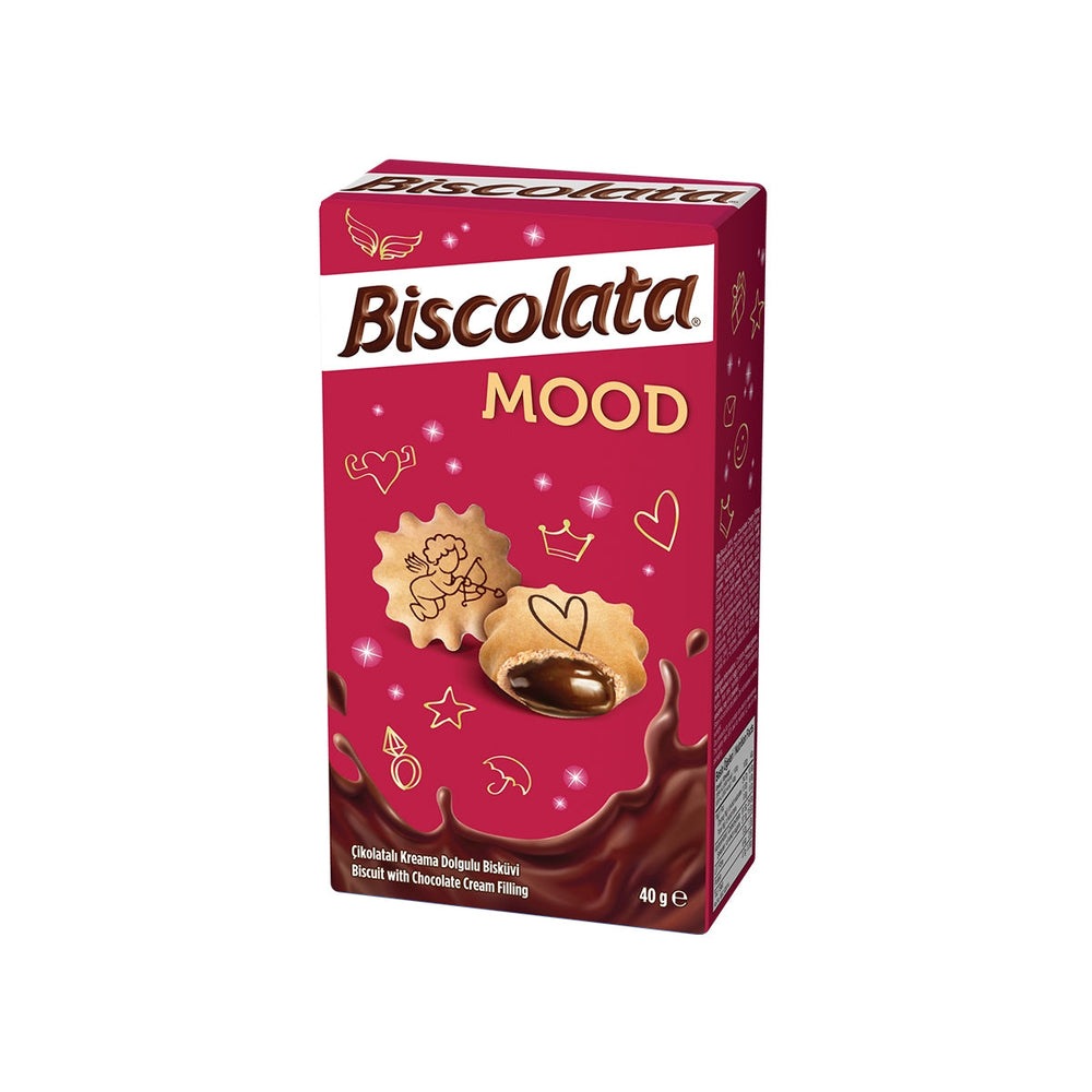 Biscolata Mood Milk Chocolate Filled Biscuits 40g