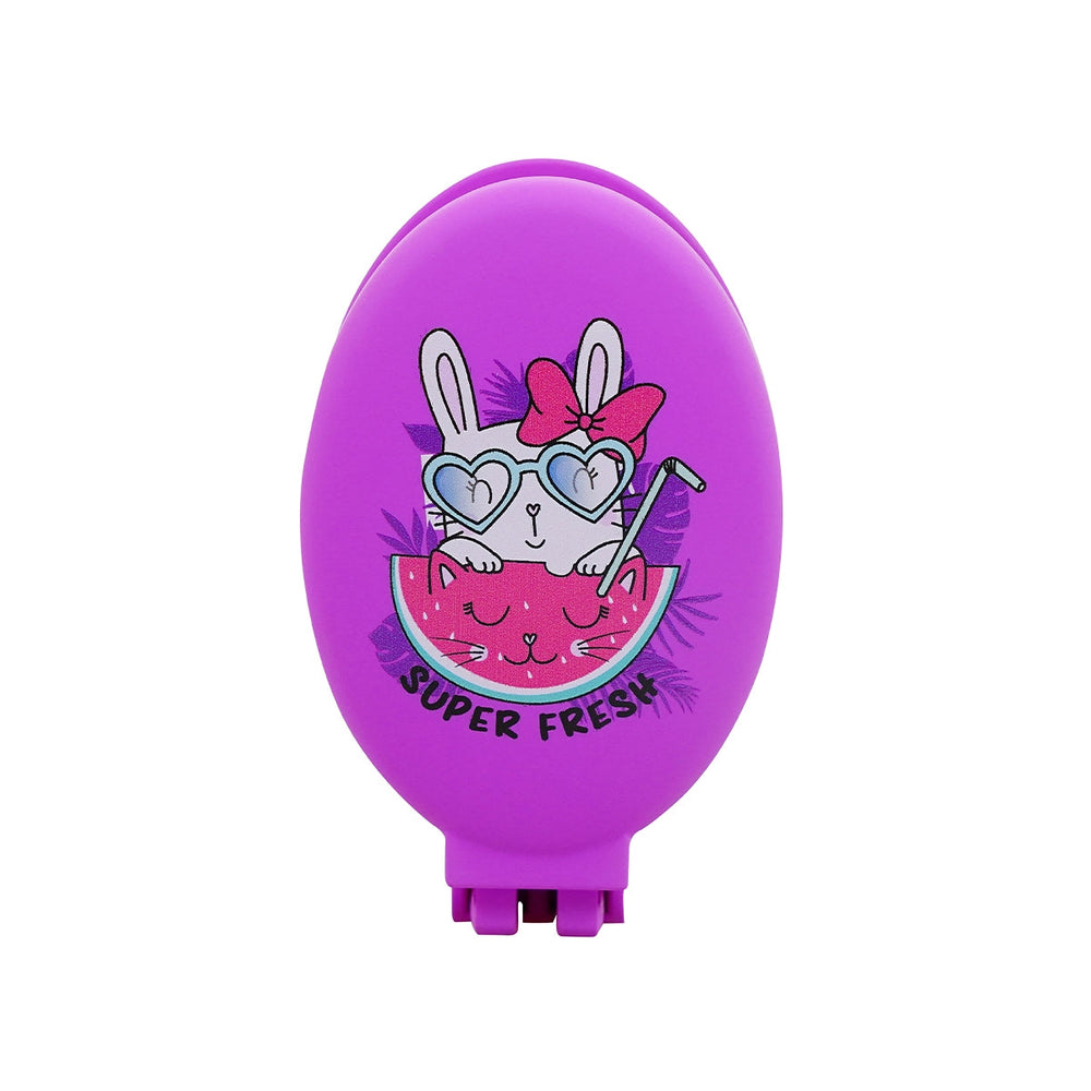 Beauty House Watermelon Hair Brush with Mirror for Easy Styling