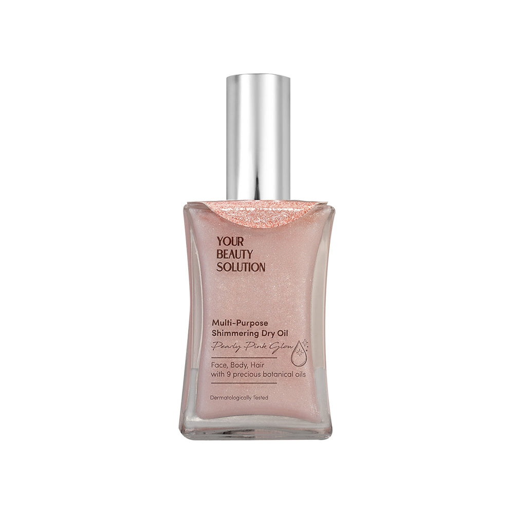 Your Beauty Solution Pink Shimmer Dry Oil with Natural Glow, 50ml