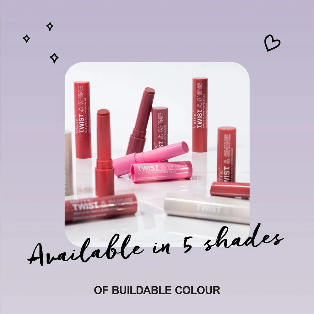Technic Twist and Shine Lip Gloss Strawberry Kiss 1 Count