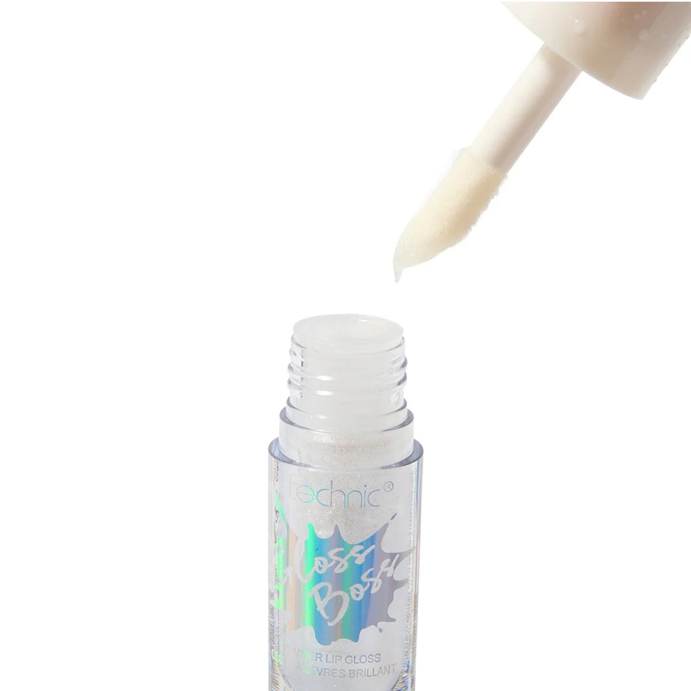 Technic Gloss Boss Lip Gloss Clear Sparkle for High Shine