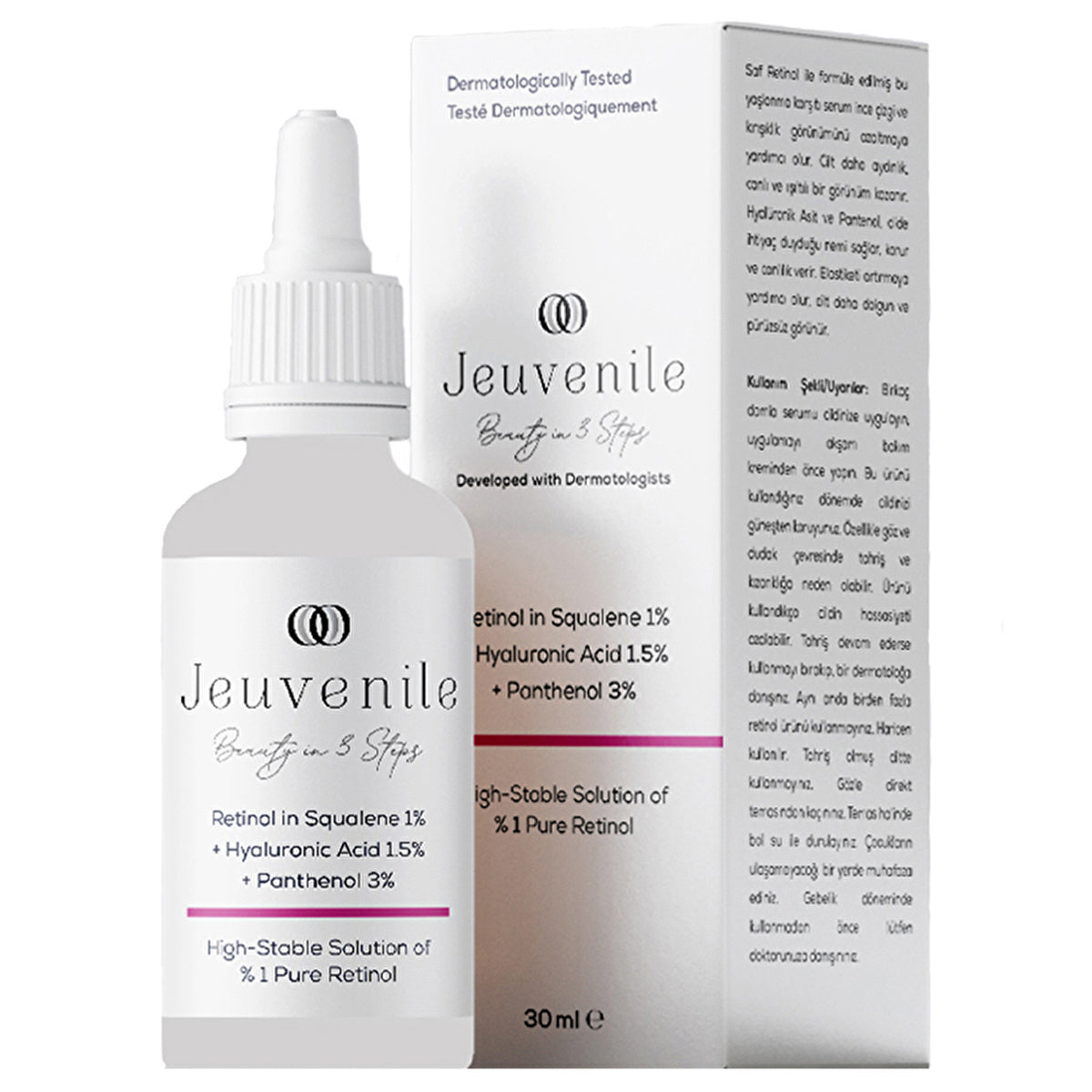 Jeuvenile Retinol in Squalene %1 - Face Serum 30 ml - Image #1