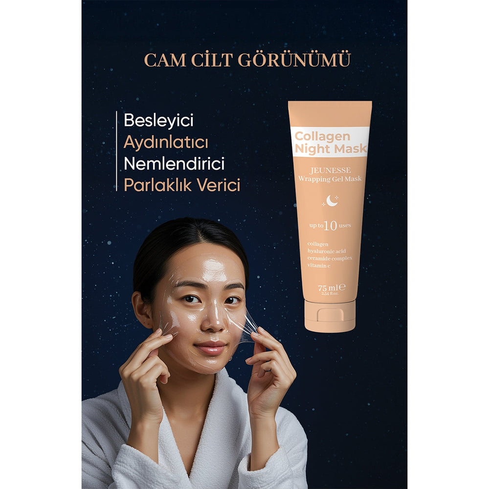 Jeunesse Collagen Night Mask Wrapping Gel for Elasticity 75 ml