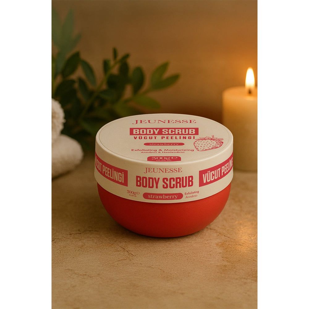 Jeunesse Strawberry Purifying & Moisturizing Body Scrub 300g