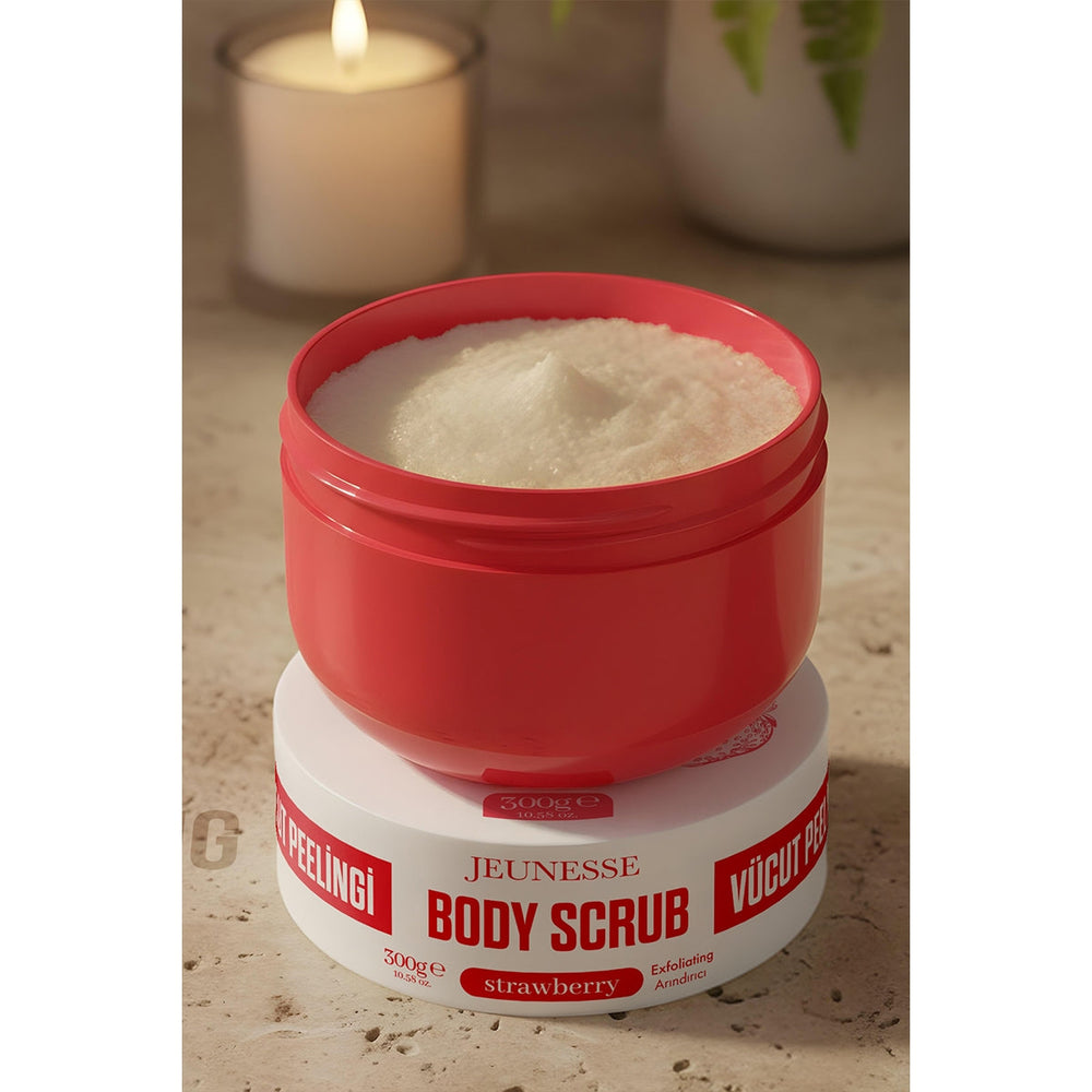 Jeunesse Strawberry Purifying & Moisturizing Body Scrub 300g