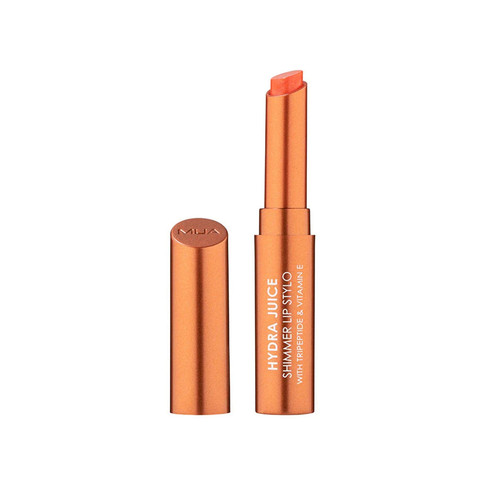 Make Up Academy Shimmer Lipstick Sweet Orange Radiant Finish 3.8g