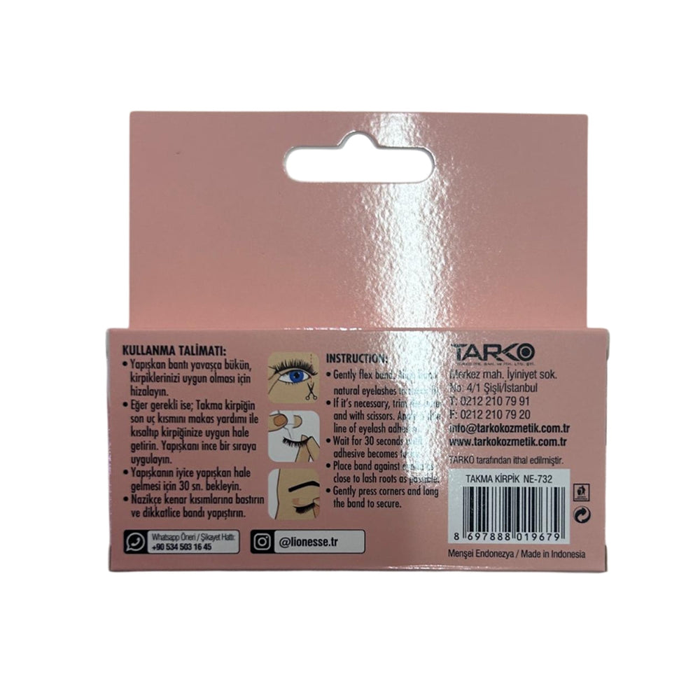 Lionesse False Eyelashes NE-732 Natural Volume 1 Pair
