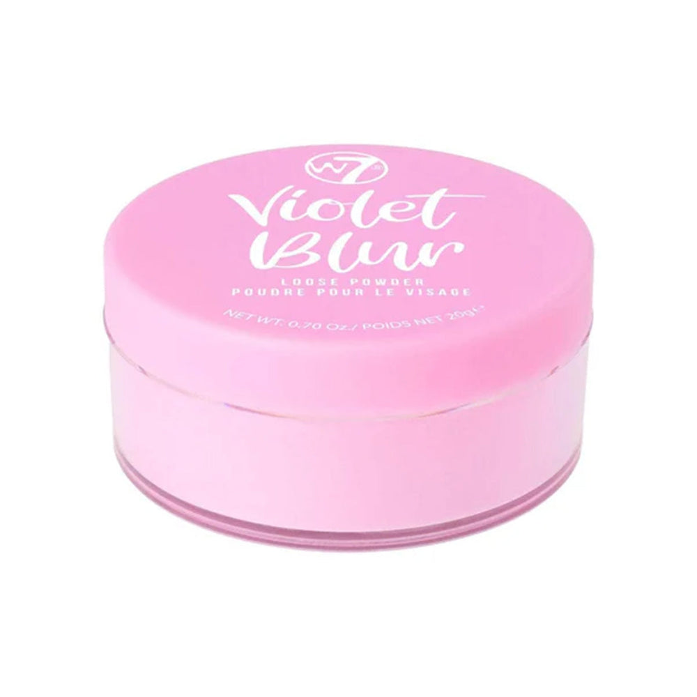 W7 Violet Blur Finishing Powder Brightening Lavender Tone