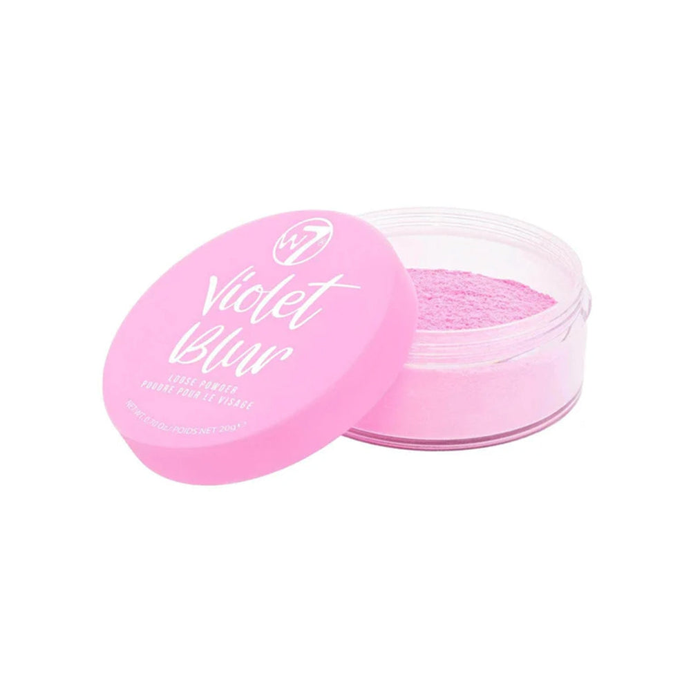 W7 Violet Blur Finishing Powder Brightening Lavender Tone