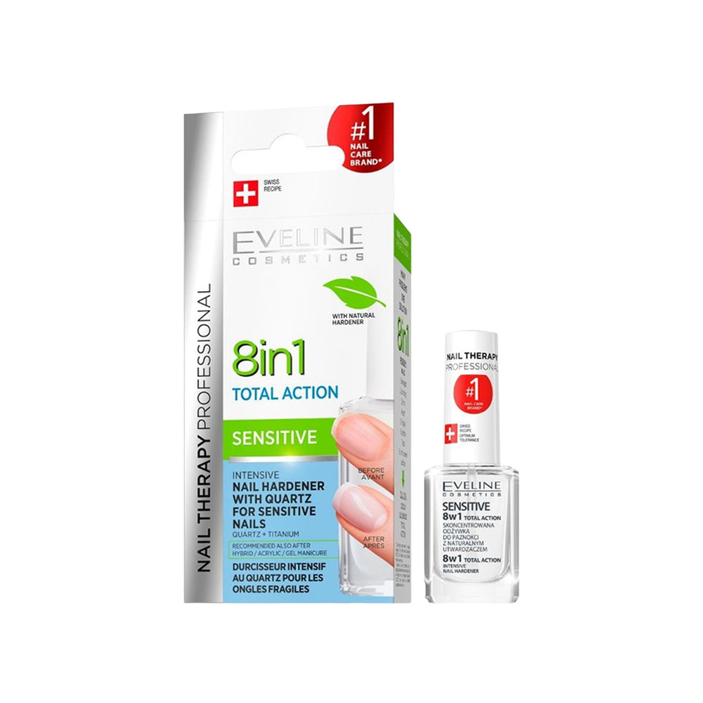 Eveline Total Action Sensitive Nail Care Hardener 12ml