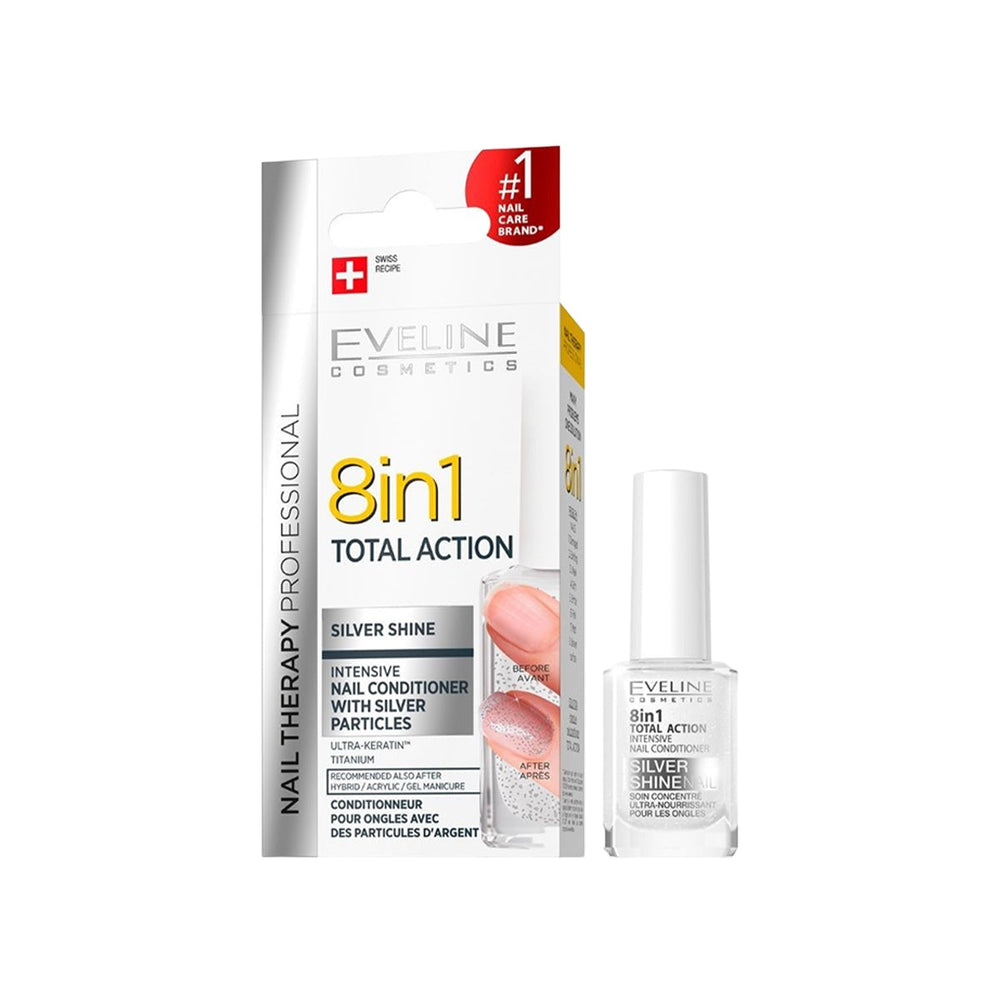 Eveline Silver Shine Nail Conditioner Strengthening Formula 12ml