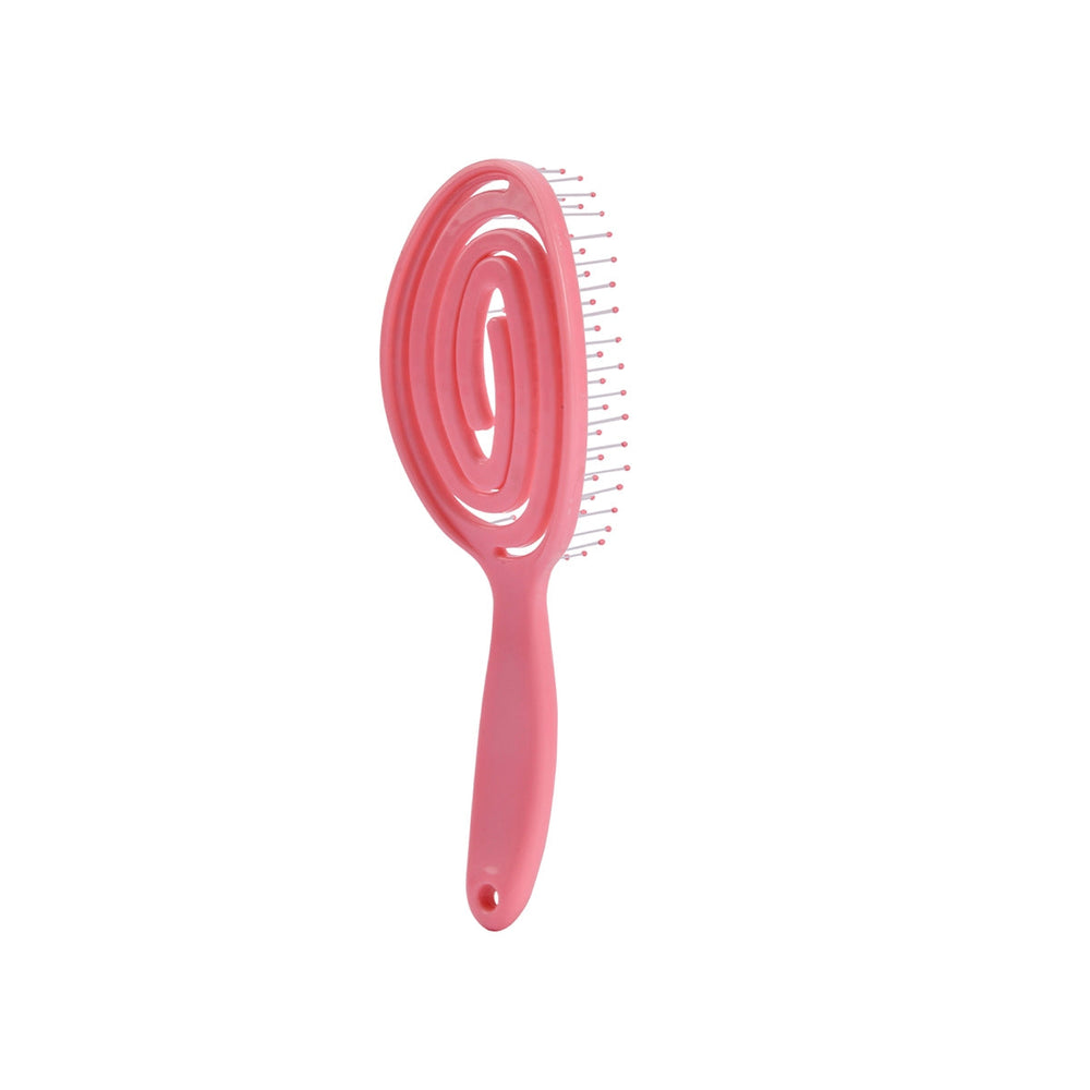 Beauty Girl Coral Oval Hair Brush for Smooth Styling