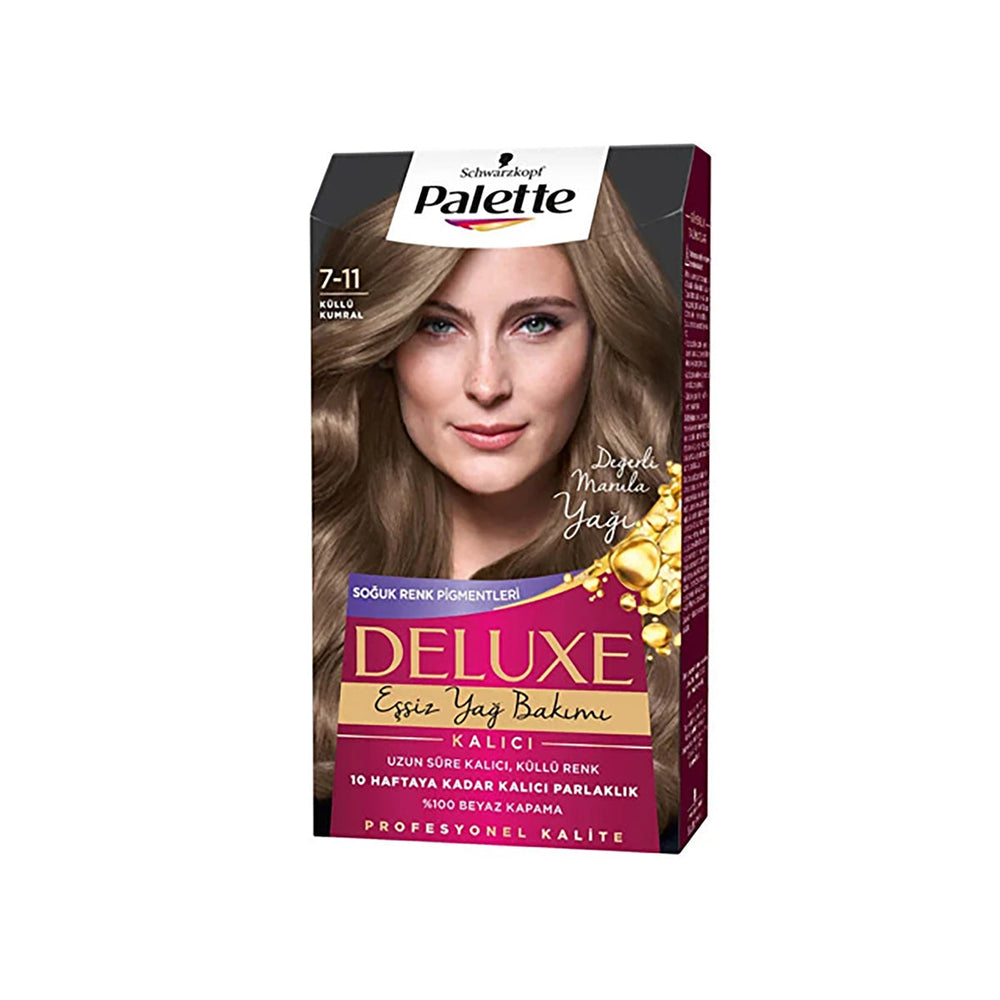 Palette Deluxe Permanent Hair Color 7-11 Ashy Medium Brown