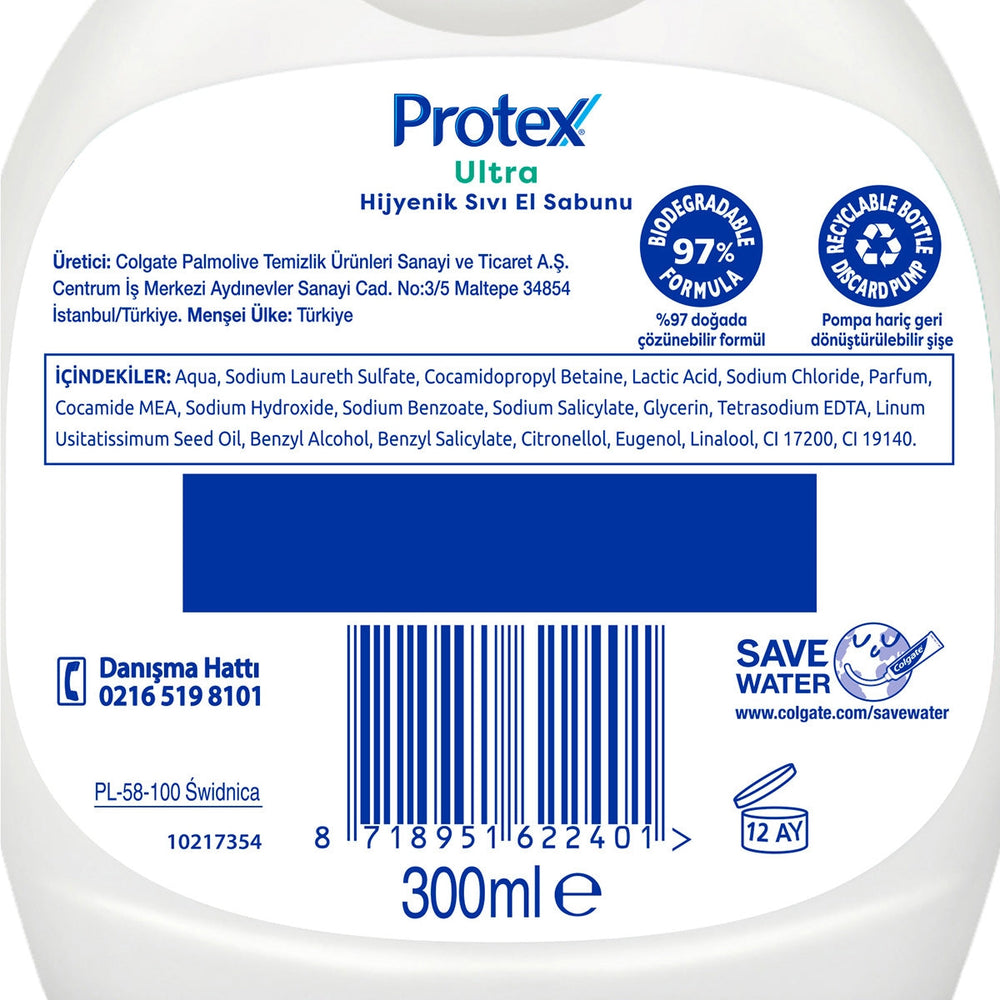 Protex Ultra Protection Liquid Hand Soap 300 ml