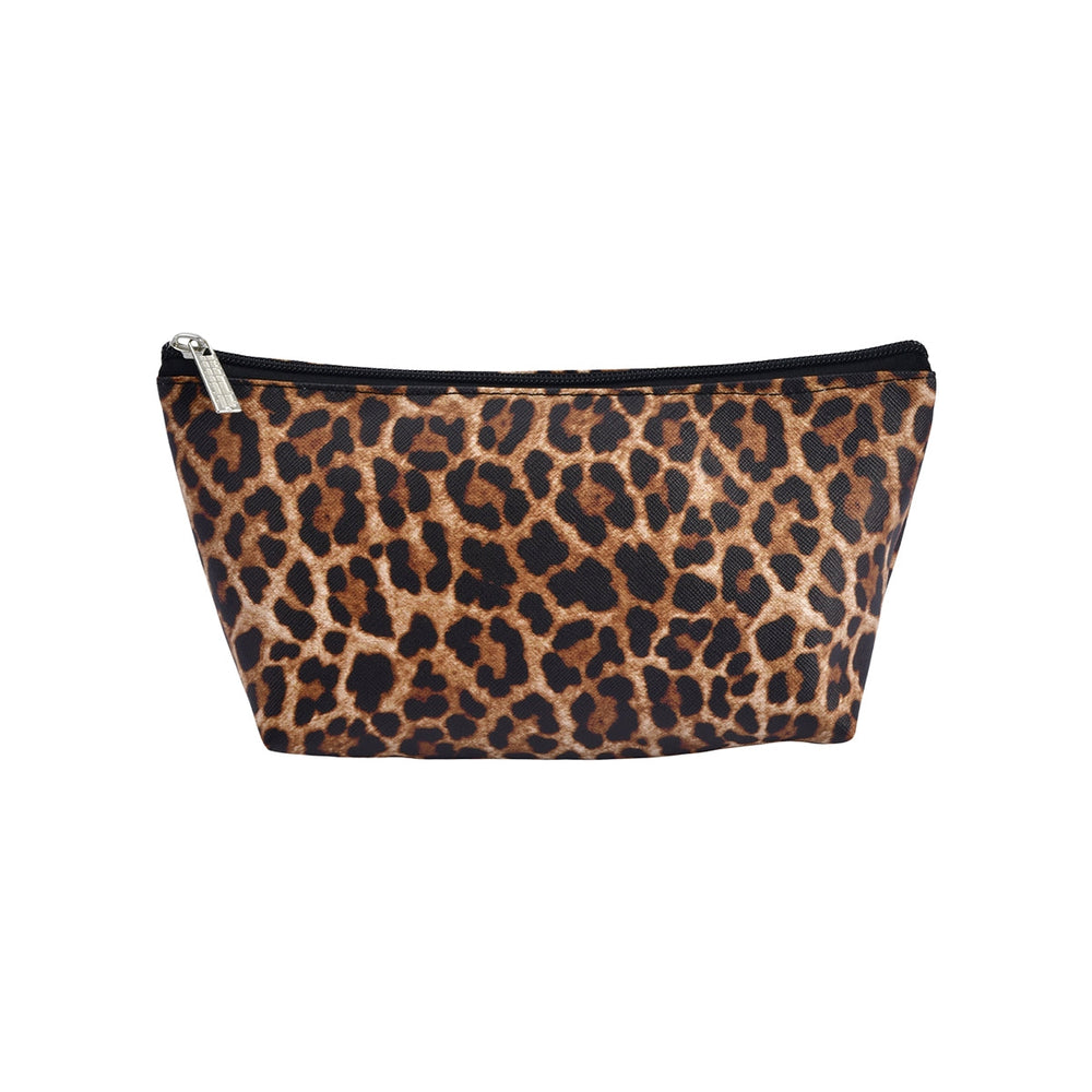 Beauty House Leopard Print Makeup Bag Travel Organizer