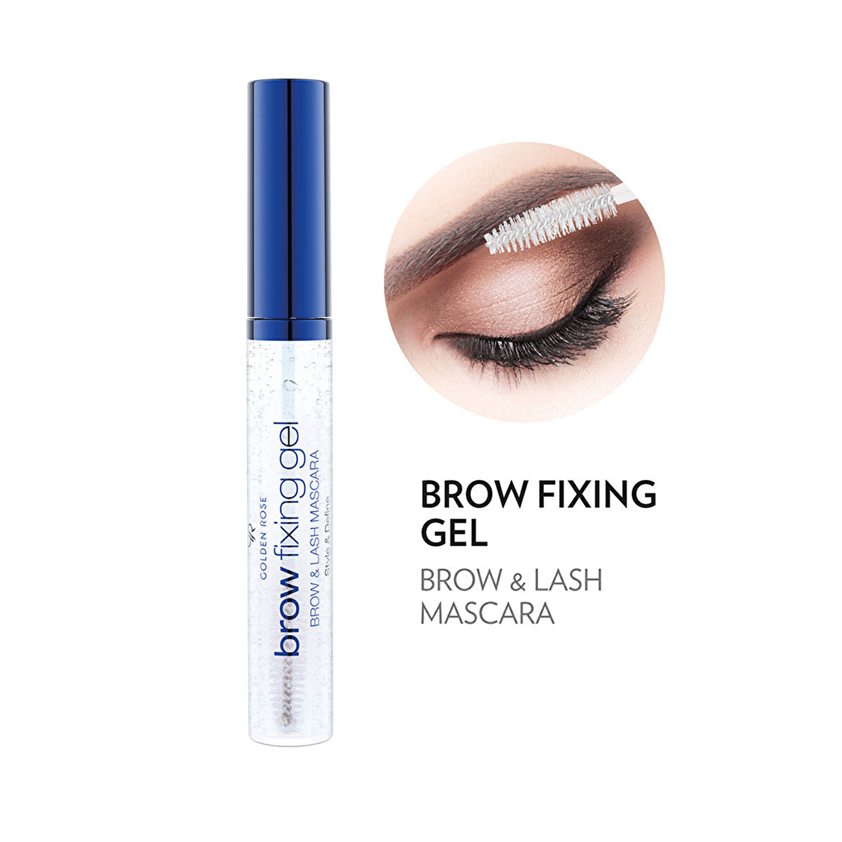 Golden Rose Brow Fixing Gel & Lash Mascara - Vegan Formula | 10ml