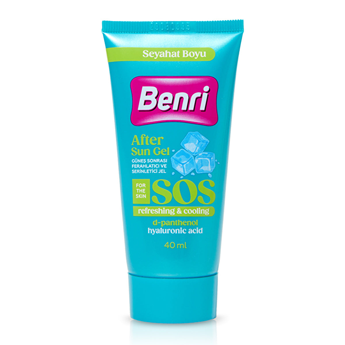 Benri After Sun Gel D-Panthenol 1.35oz - Soothing & Cooling