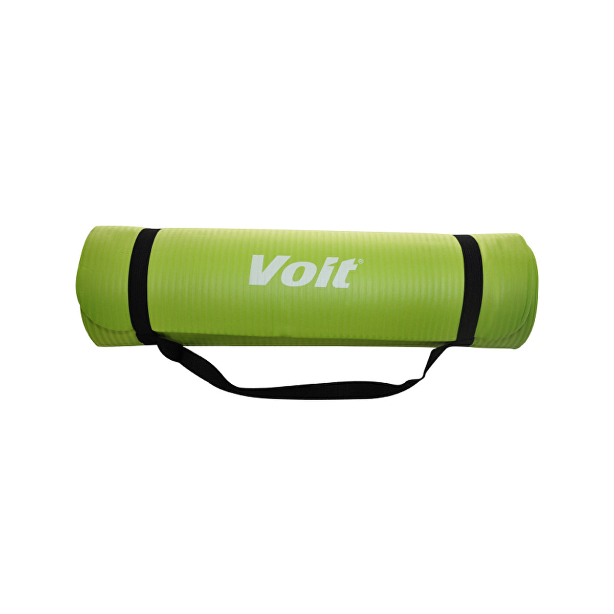 Voit Green NBR Yoga Mat 0.39 Inch - 71 x 24 Inches | Durable Design - Image #1