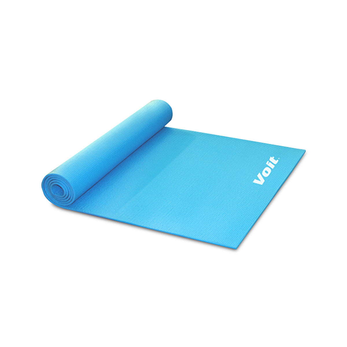 Voit Blue Yoga Mat 68" x 24" - 4mm Thick | Durable and Eco-Friendly - Image #1