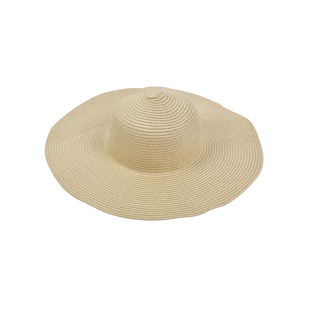 Beauty House Beige Woven Straw Hat for Sun Protection