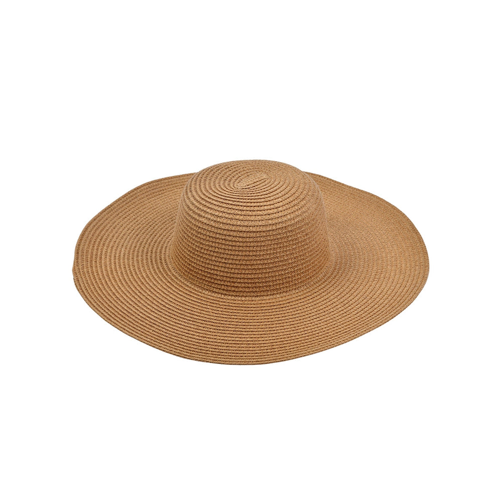 Beauty House Camel Woven Straw Hat for Sun Protection